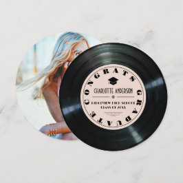 Vinyl Record Rosa Studenten meddelande