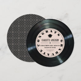 Vinyl Record Rosa Studenten meddelande