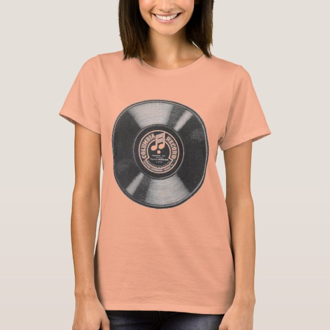 Vinyl Record T-Shirt (Framsida)