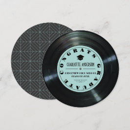 Vinyl Record Turcos Studenten-meddelande Kort