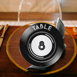 Vinyl Record Vintage Groove Bröllop Bordsnummer
