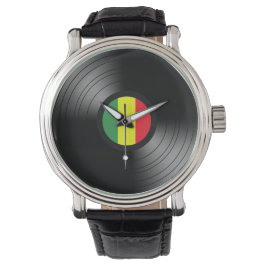 Vinyl reggae armbandsur