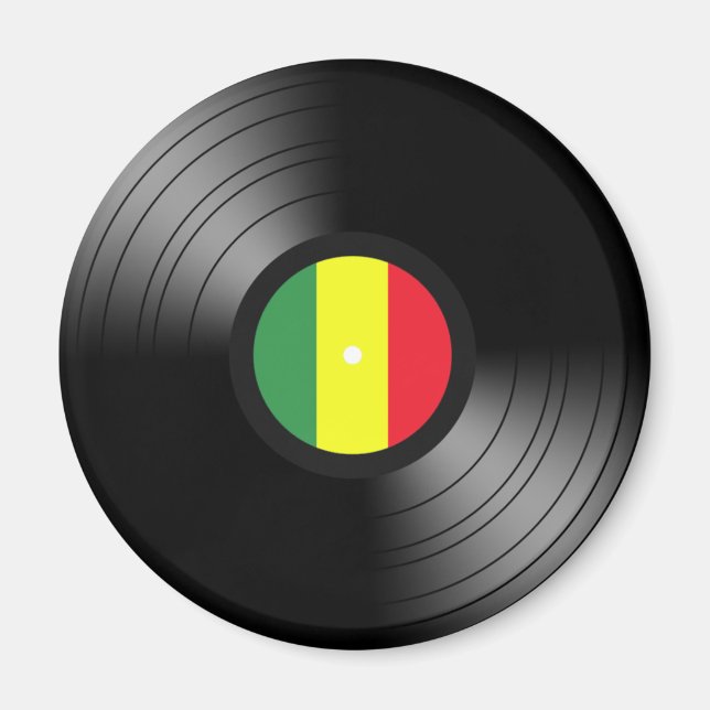 Vinyl reggae magnet (Framsidan)