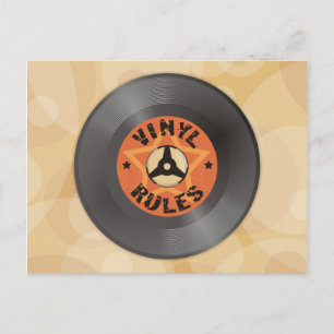 Vinyl Regler Vykort