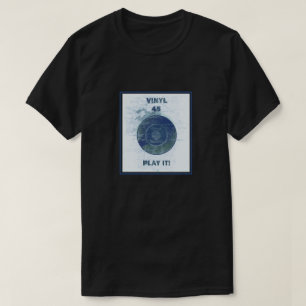 Vinyl - rekord för 45 r/min. - Lite blått Tee Shirt