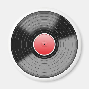 Vinyl rekord- L.P. Retro Magnet