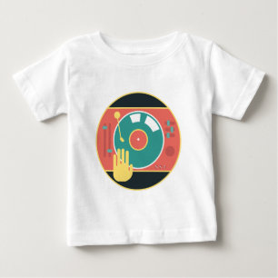 Vinyl-rekord-spelare-räcka-skrapa T Shirt