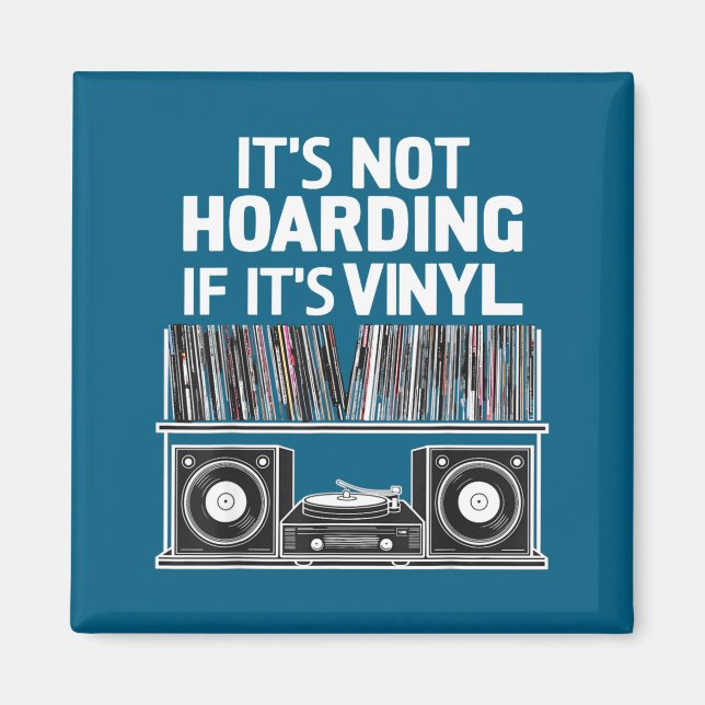 Vinyl Roligt Det är inte hamstring om det är Vinyl Magnet (Framsidan)