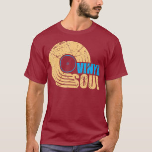Vinyl Soul Old school DJ Turnables LP Vinyl T Shirt