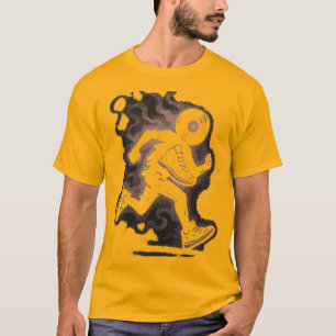 Vinyl Springer Skeleton Smoke T Shirt