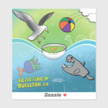 Vinyl Sticker - Pea Soppa - Buellton.Art