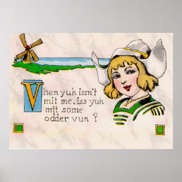 Vinyl Storybook Art Poster