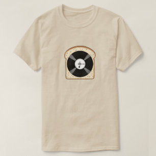 Vinyl Toast T-Shirt Funny Music Record Tee
