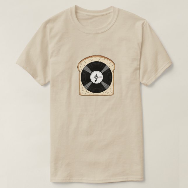 Vinyl Toast T-Shirt | Funny Music Record Tee (Design framsida)