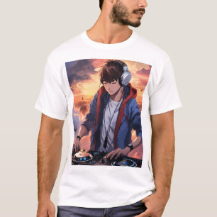 ’Vinyl Vibes DJ T-Shirt’ T Shirt