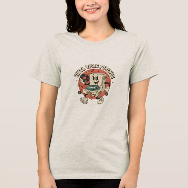 Vinyl Vibes Forever T Shirt (Framsida)