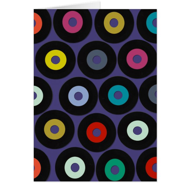 VINYL VIOLET HÄLSNINGSKORT (Framsidan)