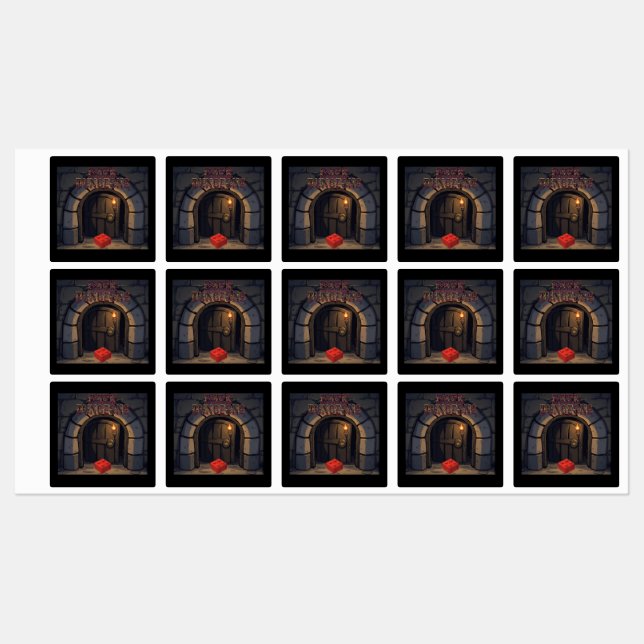 vinyl waterproof Dark Dungeons sticker (Ark)