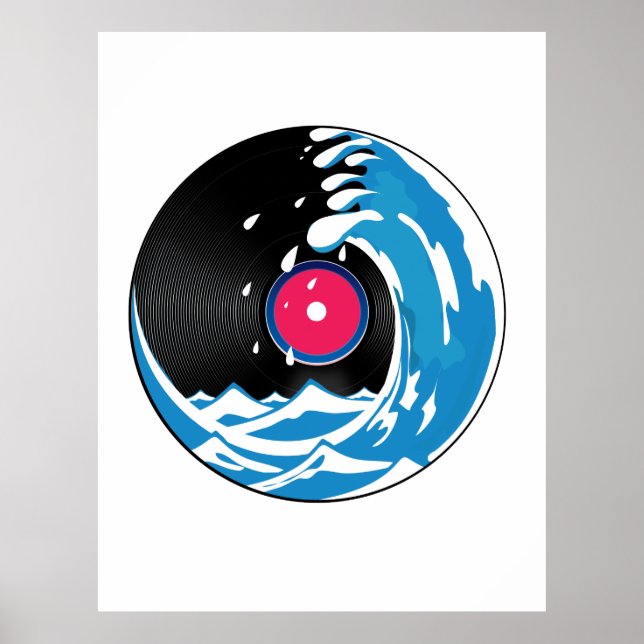 Vinyl Wave Poster (Framsidan)
