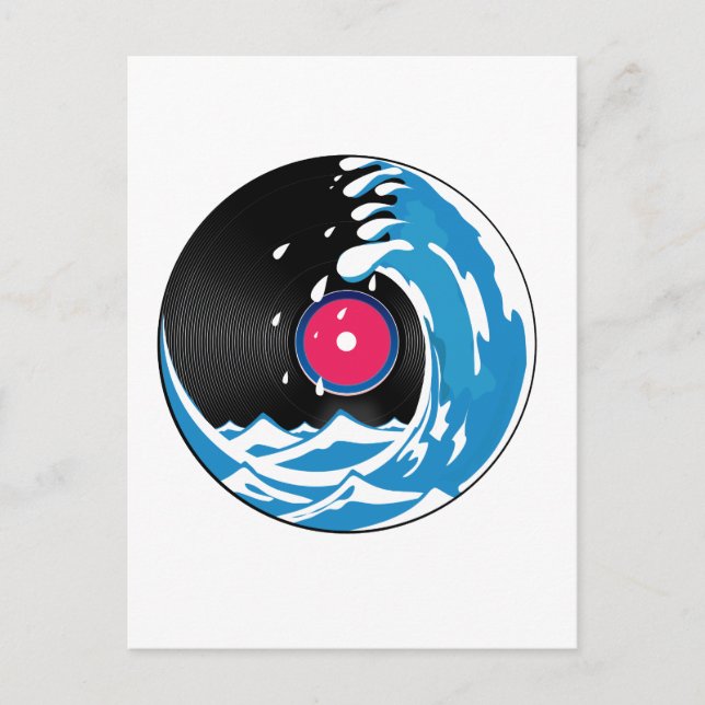 Vinyl Wave Vykort (Framsida)