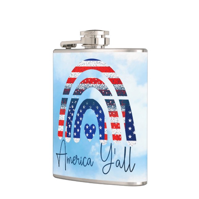 Vinyl Wrapped Flask, 6 oz. Fickplunta (Vänster)