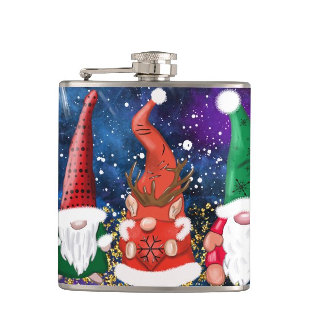 Vinyl Wrapped Flask, 6 oz. Fickplunta (Framsidan)