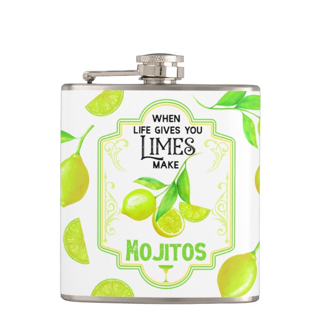 Vinyl Wrapped Flask, 6 oz. Fickplunta (Framsidan)