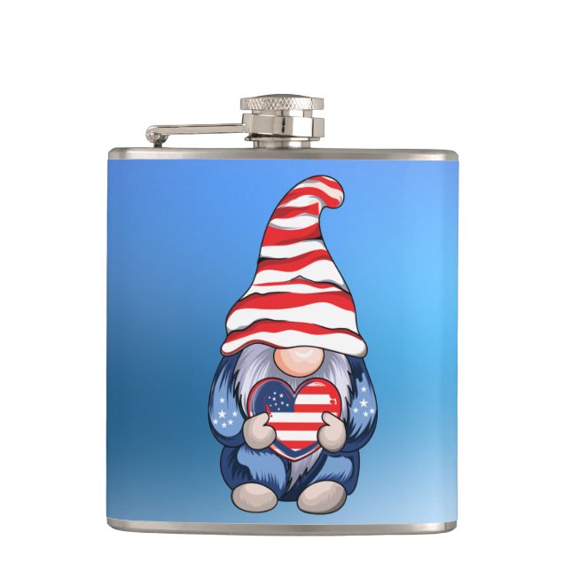 Vinyl Wrapped Flask, 6 oz. Fickplunta (Framsidan)