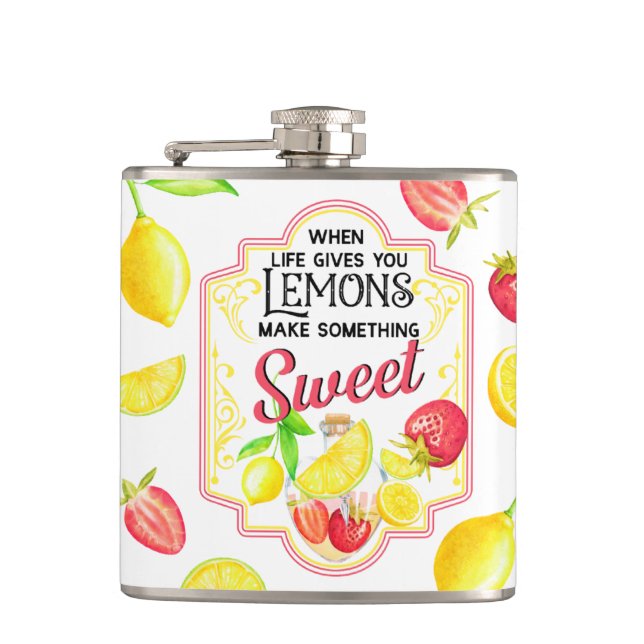 Vinyl Wrapped Flask, 6 oz. Fickplunta (Framsidan)