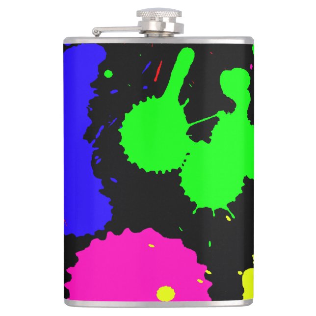 Vinyl Wrapped Flask, 8 oz. Fickplunta (Framsidan)