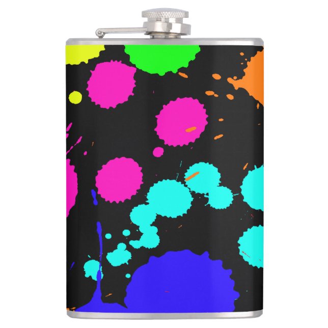 Vinyl Wrapped Flask, 8 oz. Fickplunta (Framsidan)