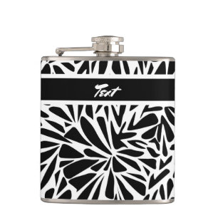 Vinyl Wrapped Flask Abstrakt modern sömlös monopol Fickplunta