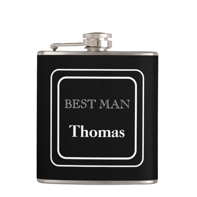 Vinyl Wrapped Flask-Best Man Fickplunta (Framsidan)