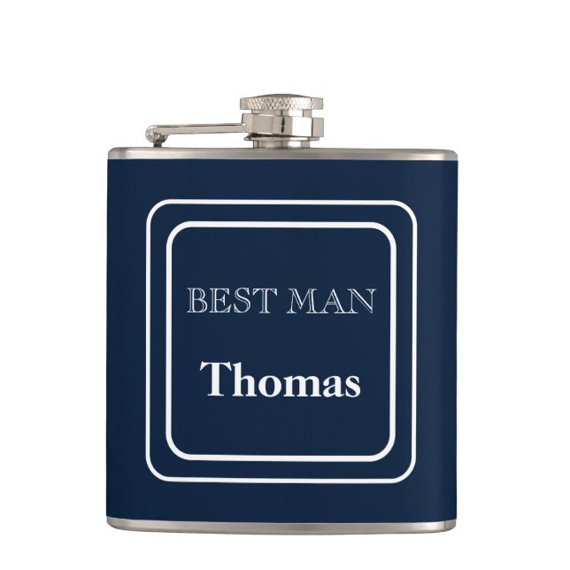 Vinyl Wrapped Flask-Best Man Fickplunta (Framsidan)