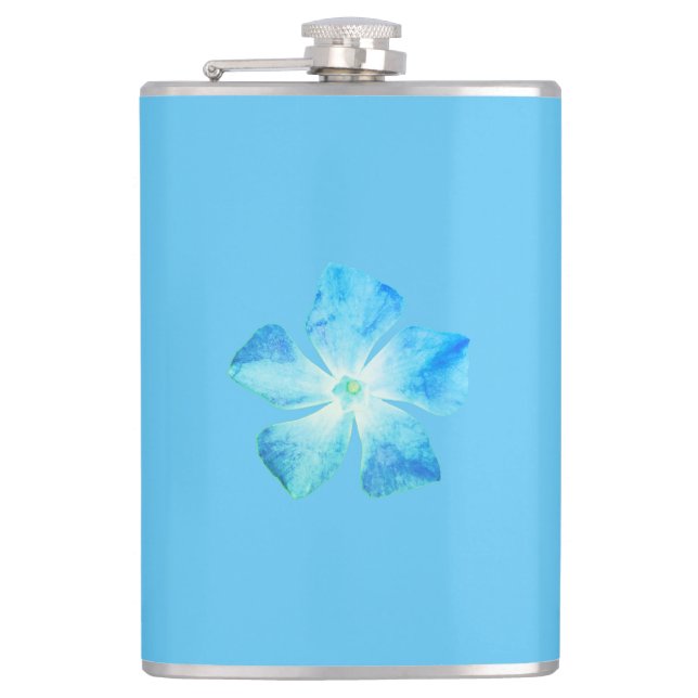Vinyl Wrapped Flask Blask-blomman stil design Fickplunta (Framsidan)