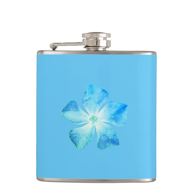 Vinyl Wrapped Flask Blask-blomman stil design Fickplunta (Framsidan)