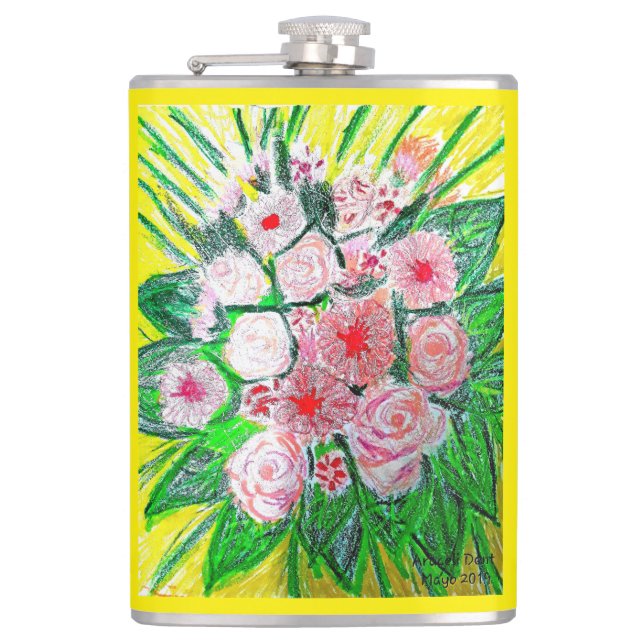 Vinyl Wrapped Flask Fickplunta (Framsidan)