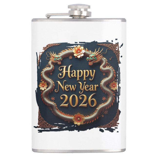 Vinyl Wrapped Flask Fickplunta (Framsidan)