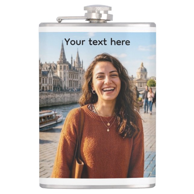 Vinyl Wrapped Flask Fickplunta (Framsidan)