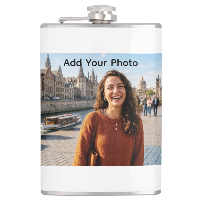 Vinyl Wrapped Flask Fickplunta (Framsidan)