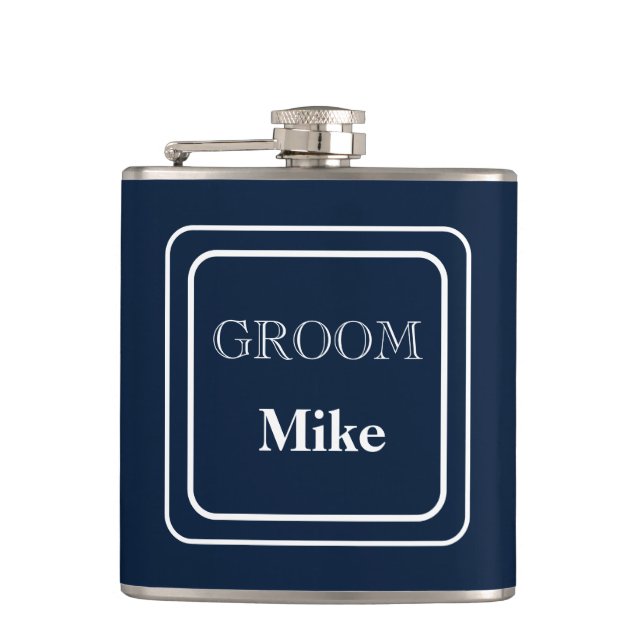 Vinyl Wrapped Flask-Groom Fickplunta (Framsidan)
