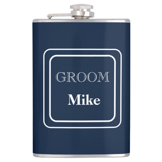 Vinyl Wrapped Flask-Groom Fickplunta (Framsidan)
