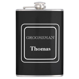 Vinyl Wrapped Flask-Groomsman Fickplunta