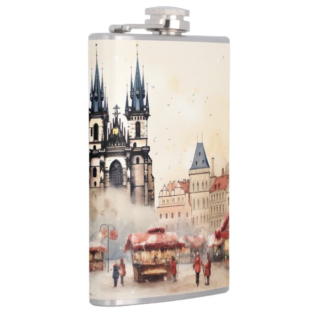 Vinyl Wrapped Flask Prag Fickplunta (Höger)
