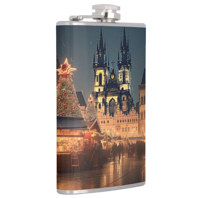 Vinyl Wrapped Flask Prag Fickplunta (Höger)