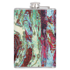 Vinyl Wrapped Flask – Strata Pulse Fickplunta