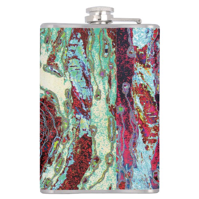 Vinyl Wrapped Flask – Strata Pulse Fickplunta (Baksidan)