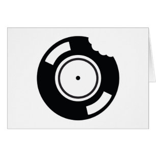 Vinylbita Hälsningskort