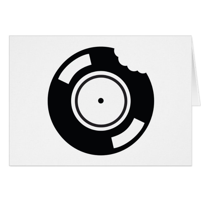 Vinylbita Hälsningskort (Framsidan Horizontal)