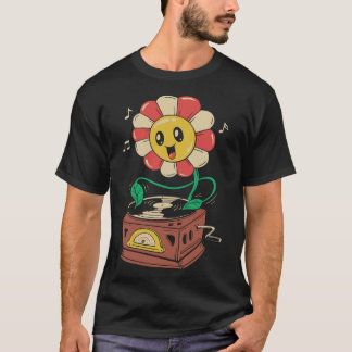 Vinylblomma T Shirt